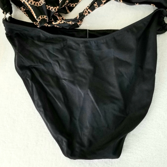 *NWT* ASHLEY GRAHAM Black & Gold Swimsuit, size 18 - Picture 5 of 6